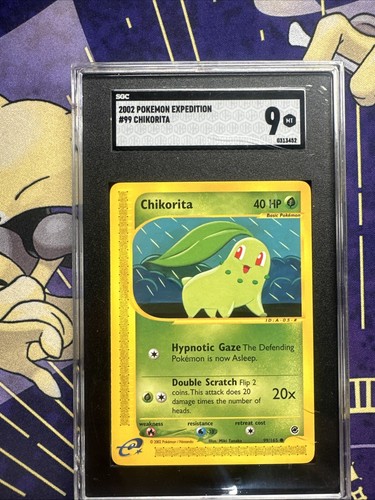 Chikorita graded SGC 9 for sale on eBay