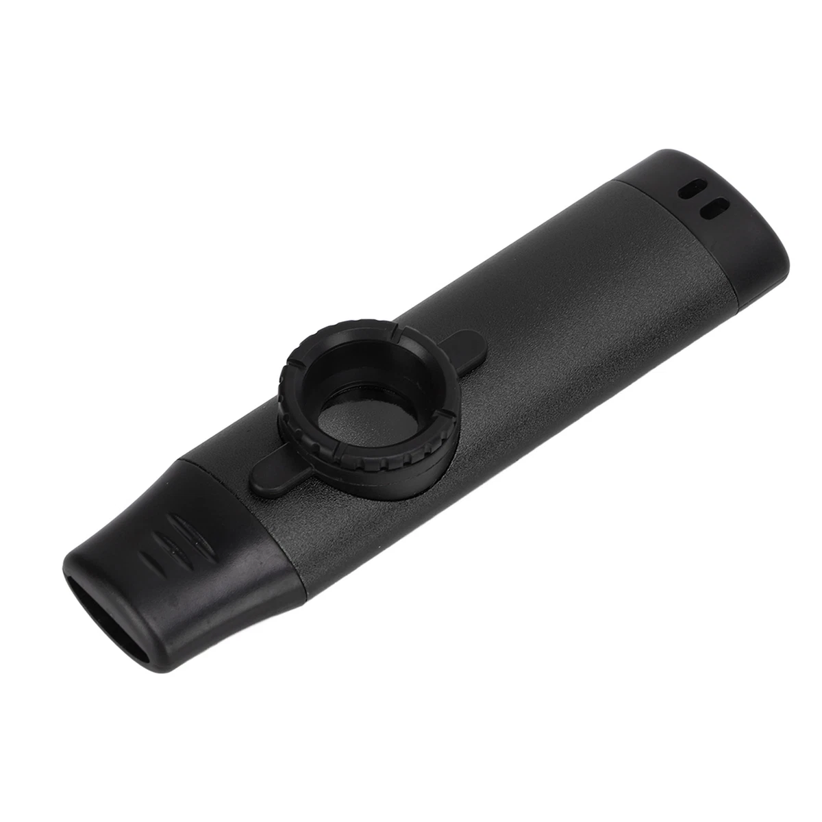black Kazoo Musical Instrument Cogging Design Multiple Tones Hard