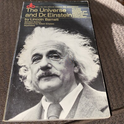 The Universe and Dr. Einstein ~ Lincoln Barnett ~ 1968 Bantam Vintage PB~ Nice!