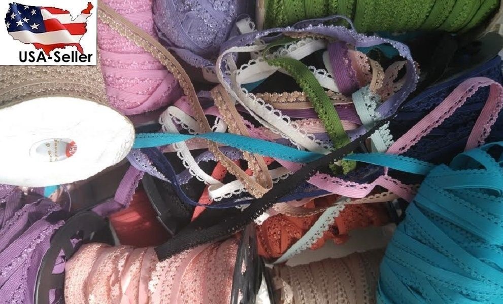 Bristlegrass Picot Loop - Cinta Elástica Para Coser De 3/8