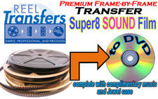 Frame-by-Frame transfer of Super 8 SOUND film to DVD