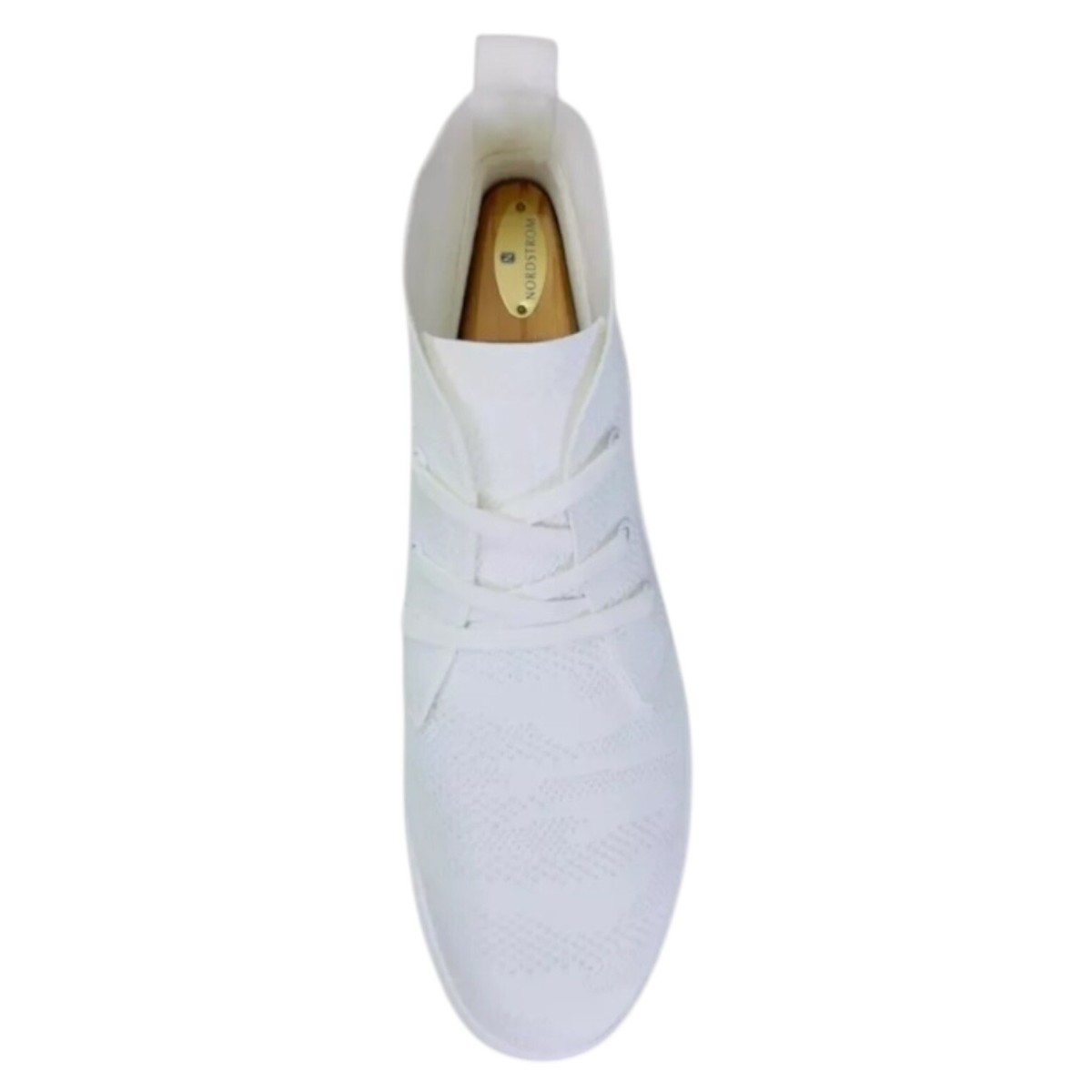 Strauss & Ramm The Chukka-FK White High Top Knit Mens 11.5 M 