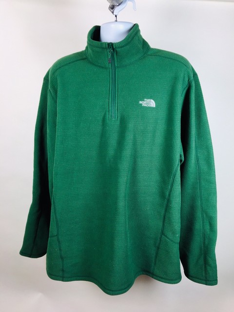 the north face green fleece jacket