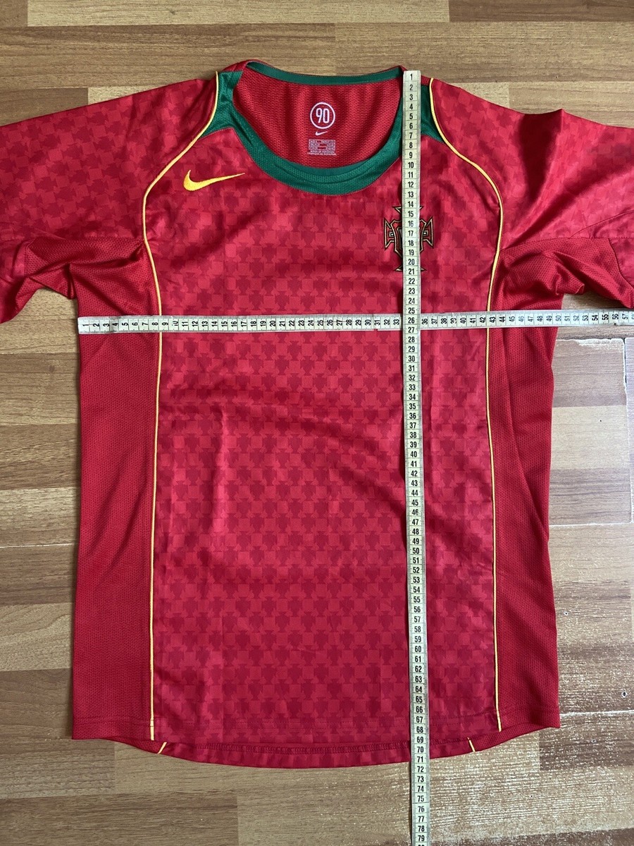 PORTUGAL 2004 2006 HOME FOOTBALL SHIRT SOCCER JERSEY NIKE sz