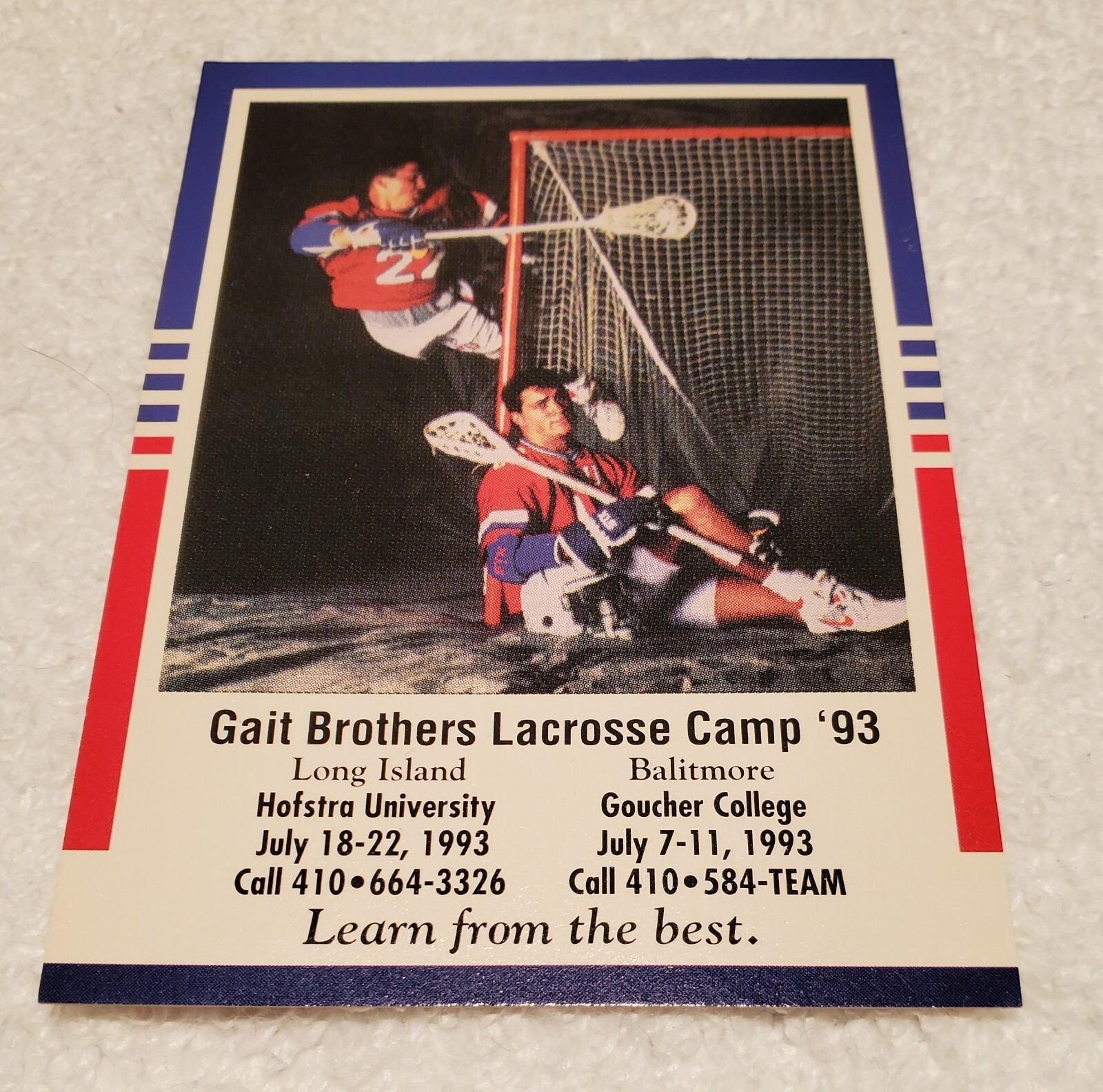 Gait Brothers Lacrosse Card 1993 Nastasi International eBay