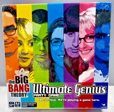 The BIG BANG Theory ULTIMATE GENIUS Party Board Game - NEW! Leonard & Sheldon