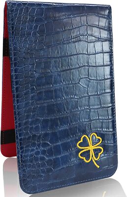 Golf Scorecard Holder Leather Yardage Book Cover For Golf Courses 3 Colors US
