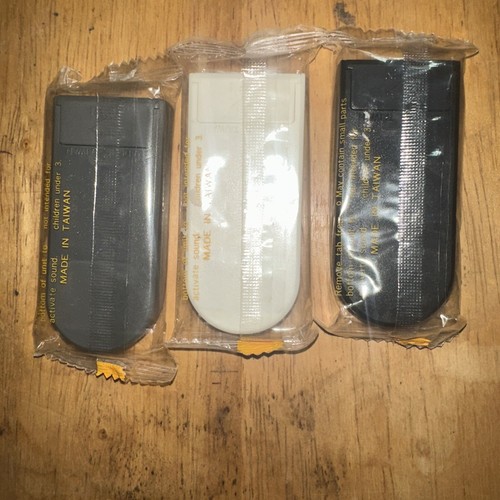 SET 3 Hardees 1989 Ghostbusters 2 II PROTON PACK Noise Makers Sealed - Bild 3 von 3