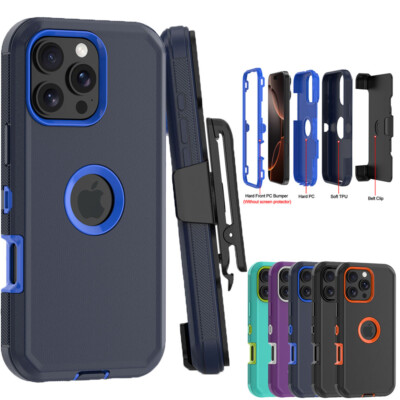 For iPhone 16 Plus/16 Pro/16 Pro Max Case Hybrid Cover+Belt Clip Fit Otterbox | eBay For iPhone 16 Plus/16 Pro/16 Pro Max Case Hybrid Cover+Belt Clip Fit Otterbox | eBay