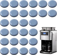 1 inch 24PCS Furniture Sliders for Carpet,Chair Legs Floors Protectors,Kitchen A