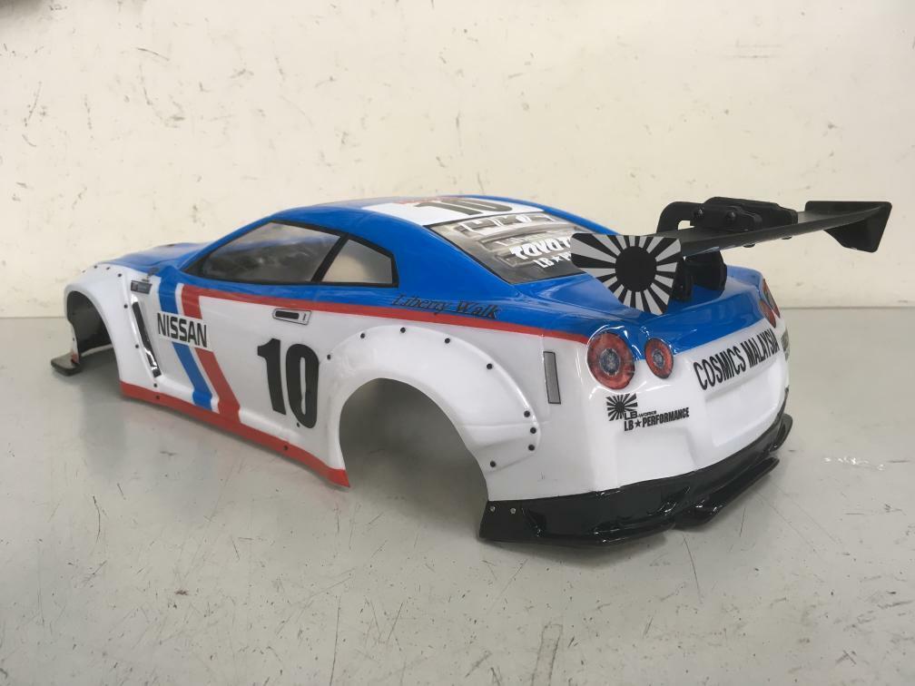 TETSUJIN 1/10 RC NISSAN R35 GTR LB☆PERFORMANCE PAINTED WIDE TETSUJIN 1/10 RC NISSAN R35 GTR LB☆PERFORMANCE PAINTED WIDE