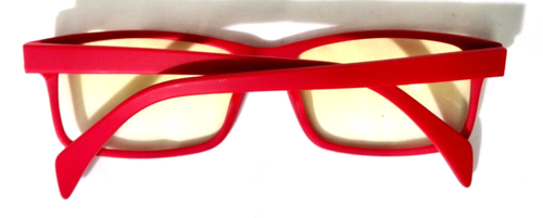 NEU Moodvision MV08 Brille rotes Gestell, gelbe Gläser Optimismus, Vertrauen, kreativ - Bild 9 von 11