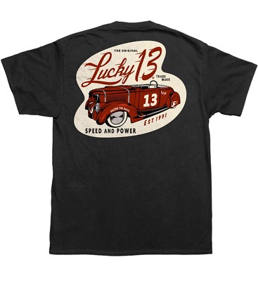 Lucky 13 Speed Devil Racing The Devil Speed And Power 1991 T Tee Shirt LM1000SD