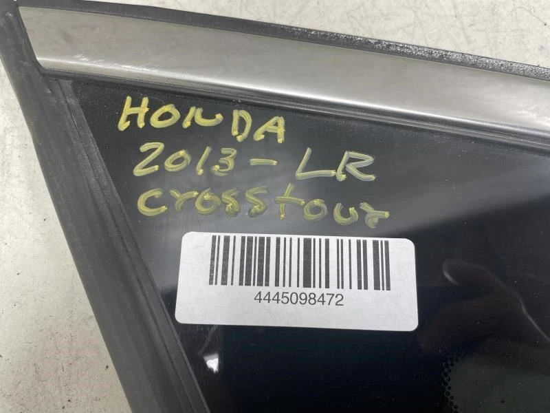 Honda Crosstour Ex-L 2012 trasero izquierdo lado del conductor cuarto ventana vidrio OEM+ Foto 2 de 4