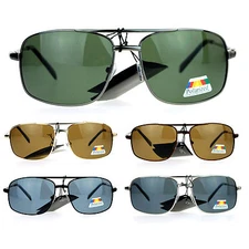 SA106 Anti Glare Polarized Lens Narrow Rectangular Sport Sunglasses
