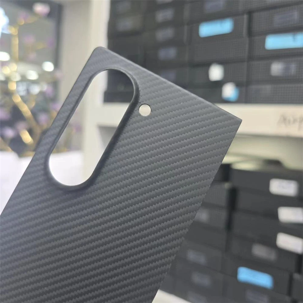 Slim Real Aramid Carbon Fiber Case For Samsung Galaxy Z Fold6 Matte Hard Cover - Picture 9 of 9