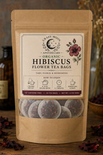 Organic Hibiscus Tea Bags - Caffeine Free Her...