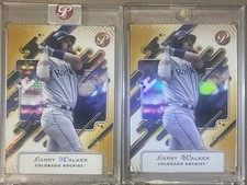 2025 Topps Pristine - Larry Walker #113 Gold Refractors / 50 (serial # 28 & 47)
