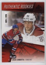 2023 Upper Deck SP Game Used Authentic Rookies Red /226 Lucas Condotta #262 1t5l