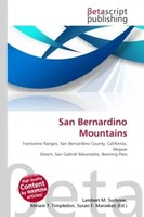 Lambert M. Surhone (U. A.) | San Bernardino Mountains | Taschenbuch | Englisch