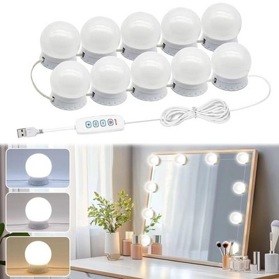 Pretmess LED Vanity Lights for Mirror, Hollywood Style, 10 Dimmable Bulbs | 5...