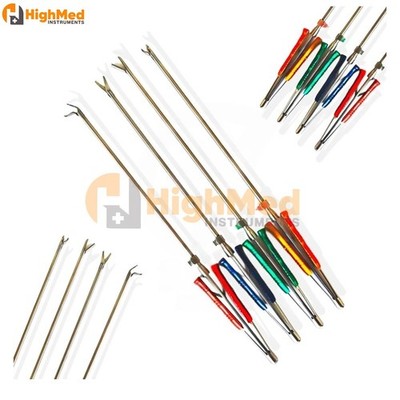 Valve XS MICS Knot Pusher, Scissors, Forceps & Needle Holder Set Cardiac Surgery