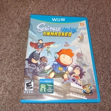 Scribblenauts Unmasked w/ Green Lantern DVD Nintendo Wii U Rare Variant CIB WiiU