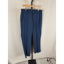 Workrite FR Nomex HRC 1 Navy Blue Station Work Pants Men Size 34x33