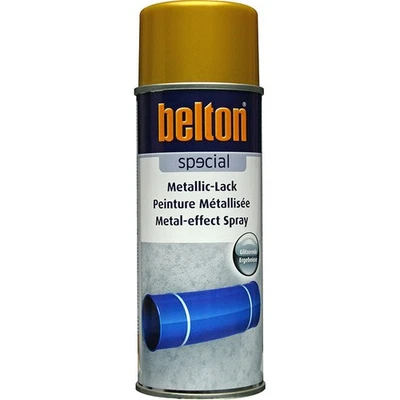 Bombe de peinture Belton effet métallisé or 400ml