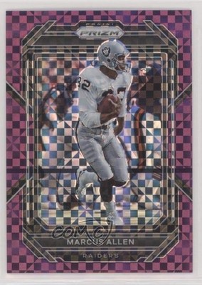 2022 Panini Prizm Purple Power Prizm 36/49 Marcus Allen #177 HOF 02g4