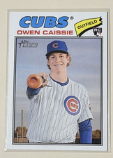 Owen Caissie - 2026 Topps Heritage - #360 SP Rookie - Chicago Cubs - SP