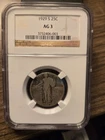 1929 S Standing liberty quarter AG3 NGC