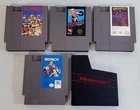 Y-173 VINTAGE NES GAME CARTRIDGES-DR. MARIO, EXCITEBIKE, GAUNTLET II, PAPERBOY!