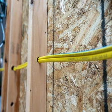 Romex Simpull Wire, 14 Gauge, 3 Conductor, 50 Ft, W/G NM-B Cable, Blue, 63946922