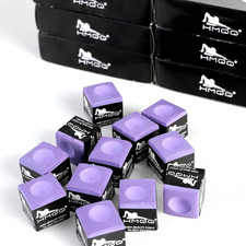 Pool Cue Chalk   12 Pack Billiard Chalk, Low Dust  Anti-Slip Cue Chalk for Smoo