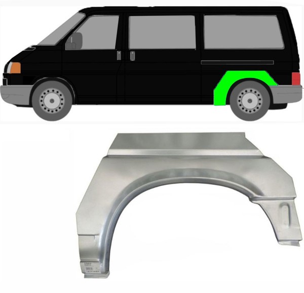 Radlauf FüR Volkswagen Transporter T4 Langer Radstand 1990 – 2003 Vorne Links-image