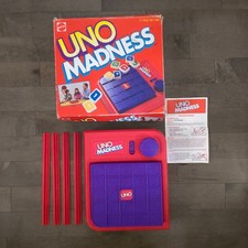UNO Madness Vintage Timed Pop Up Tile Game 1995 Mattel