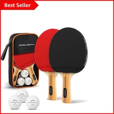 Family-Friendly Table Tennis Set with Precision Bats, Balls & Organizer Case