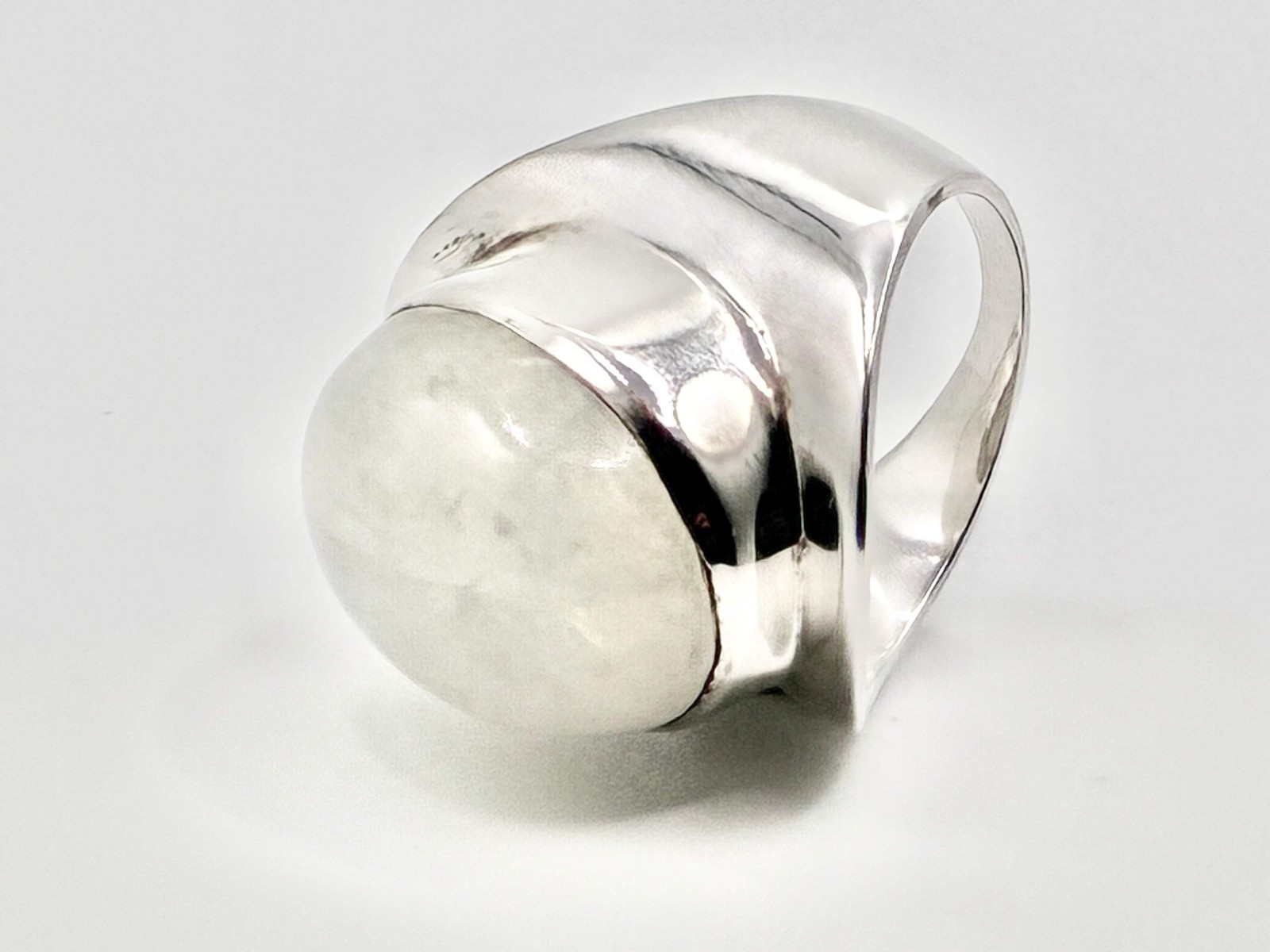 Arya 925 Sterling Silver Statement Ring – Size 8 - image 1
