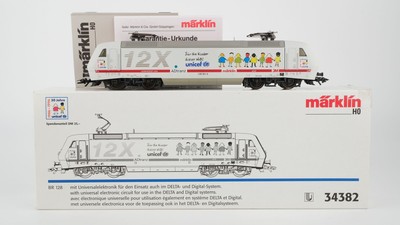 Märklin H0 34382 E-Lok Prototyp 12 X BR 128 001-5 AEG Wechselstrom Delta Digital