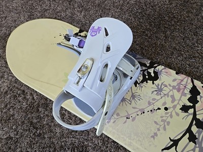 MORROW WILDFLOWER 53 SNOWBOARD WITH BINDINGS | eBay