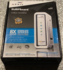 Arris Surfboard 8 x 4 DOCSIS 3.0 Cable Modem w/ Power Adapter Ethernet Cable NIB
