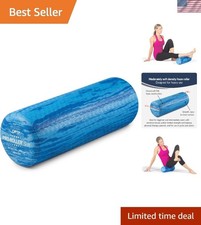 18" x 6" Professional Soft Foam Roller - Perfect for Self-Massage Recovery
