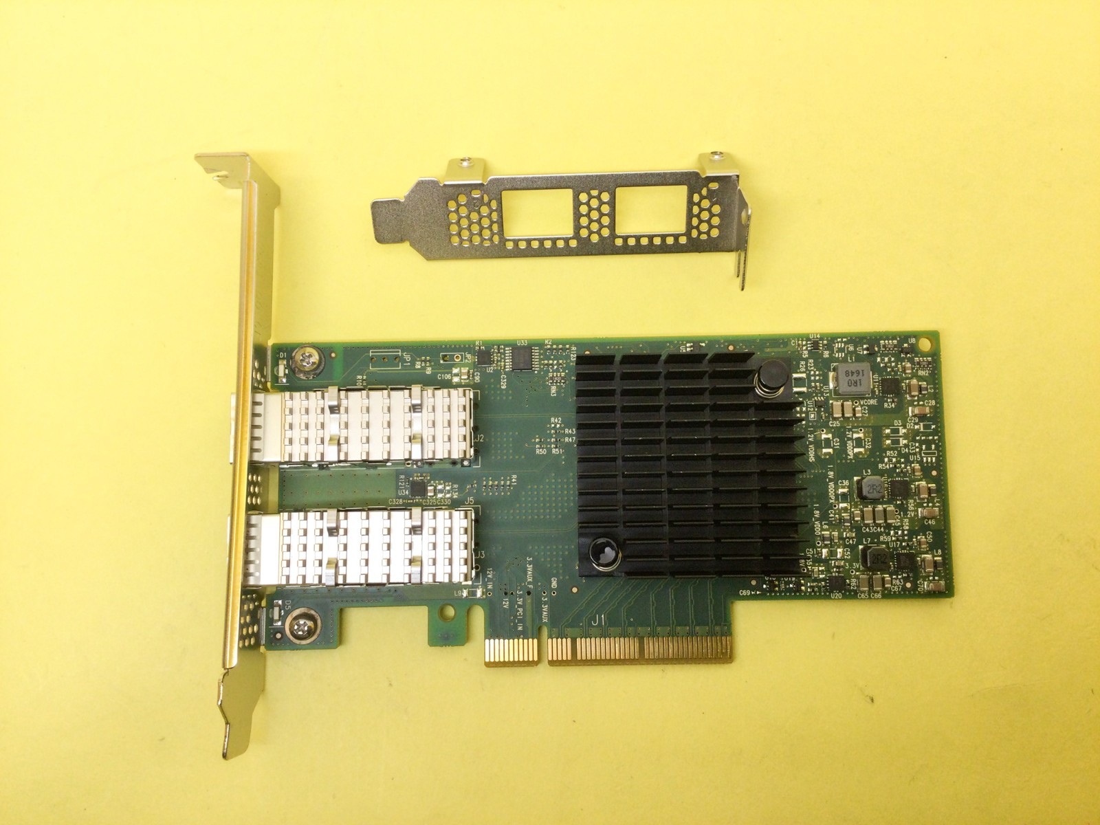 MCX4121A-ACAT Mellanox ConnectX-4 Lx EN 25GbE 2-Port SFP+ SFP28 Network ...