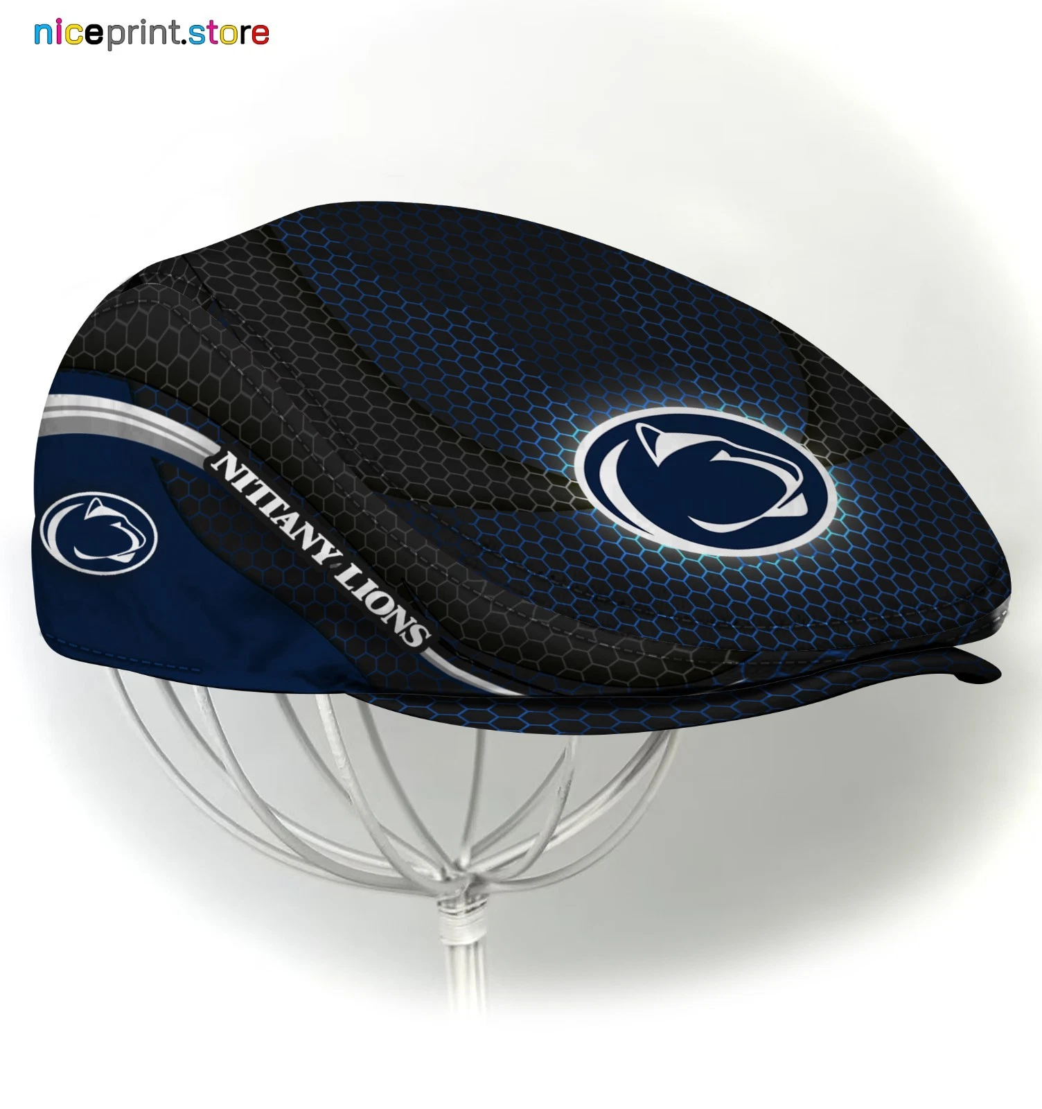 Penn State Team Nittany Lions Jeff Cap NCAA Driver Cap Golf Cap NCAA Flat Cap