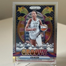 Panini Prizm 2025 Groovy A'ja Wilson Las Vegas Aces #1 Insert Basketball Card