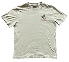 Rhythm Huckberry Brand Shirt Mens Medium Short Sleeve Cotton Striped Athleisure