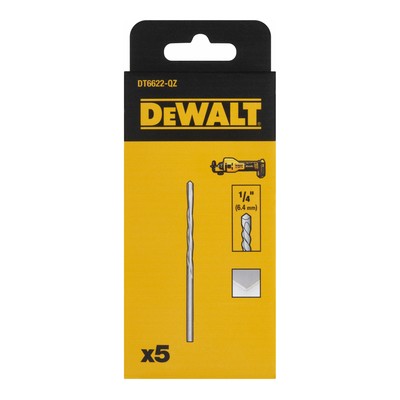 DEWALT Trockenbaufräser Pilot Point 1/4 Zoll 5 Stk