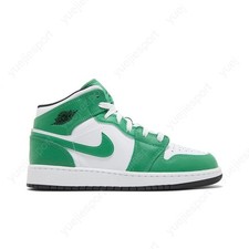 Air Jordan 1 Mid Gs Lucky Green DQ8423-301