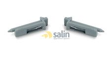 X2 GENUINE SMEG DISHWASHER UPPER BASKET REAR RAIL END PINS SET 765550381